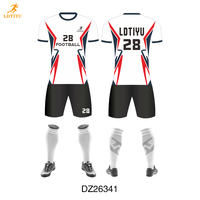 Maillots de football professionnels personnalisés pour clubs, uniformes d'équipe pour adultes, manches courtes d'été, respirants, séchage rapide, fournisseur d'équipements de football