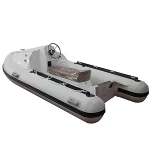 Penjualan Terbaik RIB350 jet ski perahu dalam v rangka serat kaca tiup perahu rib untuk dijual
