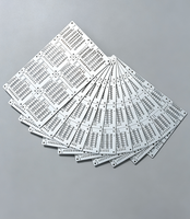 Circuit imprimé en aluminium LED personnalisé, plaque de 1,5 mm, feuille de cuivre de 35 µm, circuit imprimé HASL sans plomb pour diverses lampes LED
