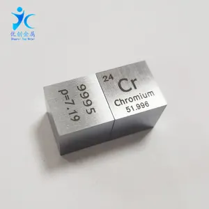 Cubo de cromo de alta pureza 10*10*10mm à venda