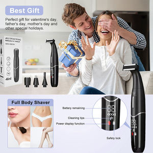 Recortadora Eléctrica Recargable Portátil para Hombre, para <span class=keywords><strong>Nariz</strong></span>, <span class=keywords><strong>Orejas</strong></span>, Vello Corporal, Recorte Indoloro de <span class=keywords><strong>Patillas</strong></span>, Cejas <span class=keywords><strong>y</strong></span> Barba, Cortadora de Plástico RV - Product Image 3