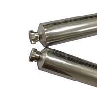Revêtement en laque argentée ordinaire en aluminium Tube cosmétique en aluminium à presser vide personnalisé de 50ML