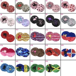 หมวกบอนเน็ตผ้าซาติน2ชั้นสำหรับคุณแม่,ฝากระโปรงผมสำหรับเด็ก - Product Image 6