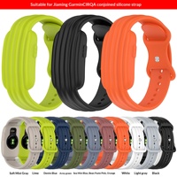 Garmin Cirqa Smart Band Sportarmband Achtzeichen-Design Integriertes Silikon-Uhrenarmband mit Schmetterlingsverschluss