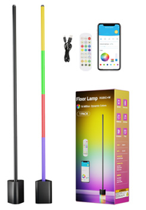 Luz de Esquina Inteligente RGB para Piso con Control Remoto por Aplicación y Manual para Sala de Estar y Dormitorio - Product Image 5