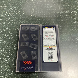 Plaquettes de fraisage frontales en carbure monobloc pour tournage CNC, revêtement PVD CVD, modèles HRC40-60 APKT100308PDTR YG-1 - Product Image 4