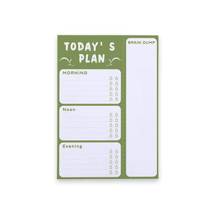 Tùy chỉnh tối giản phần thời gian dính <span class=keywords><strong>notepad</strong></span> tổ chức lập kế hoạch hàng ngày với danh sách kiểm tra ghi chú giấy Pad ghi nhớ - Product Image 1