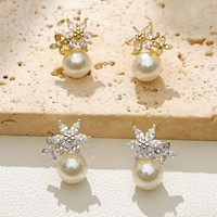 Boucles d'oreilles en perles de haute couture - Accessoires quotidiens luxueux et pratiques