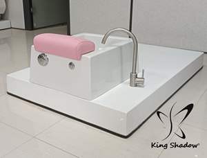 Grosir pijat <span class=keywords><strong>Footbath</strong></span> kayu putih pedikur Platform mangkuk pedikur bak Spa kaki pedikur profesional kursi untuk dijual - Product Image 5