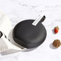 Bouteille en verre personnalisée mate en forme de flacon pour liqueur, vin, tequila, whisky, avec impression OEM, 250 ml, 500 ml, transparente, avec bouchon en liège pour diffuseur de roseaux