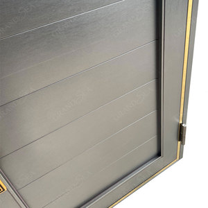 Puerta principal de acero inoxidable para apartamento, puerta doble de seguridad para entrada de Villa, precio de fábrica - Product Image 6