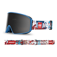 OEM ODM Lunettes de ski personnalisées MONUMENT M1 unisexe avec lentille magnétique anti-buée, revêtement iridium, monture en PU, sangle antidérapante