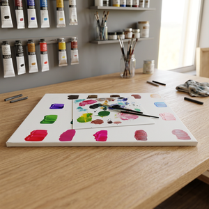 Juego de pintura acrílica lavable de secado rápido, no tóxica, de 18 colores y 2000 ml, para pintar sobre lienzo, papel y vidrio, al por mayor. - Product Image 5
