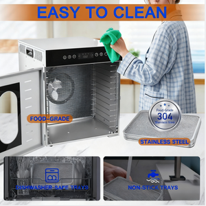 トレイ式デジタルミートジャーキー魚乾燥機野菜脱水機食品乾燥機 - Product Image 2