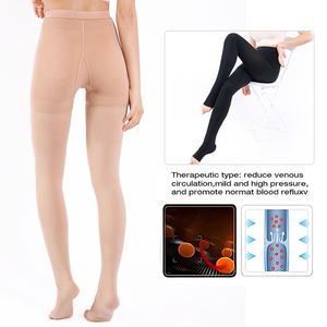 <span class=keywords><strong>Pantimedias</strong></span> de Compresión Tejidas 15-20 mmHg, Medias Opacas con Punta Cerrada <span class=keywords><strong>para</strong></span> Várices, Hinchazón, Enfermeras y Maestras - Product Image 3