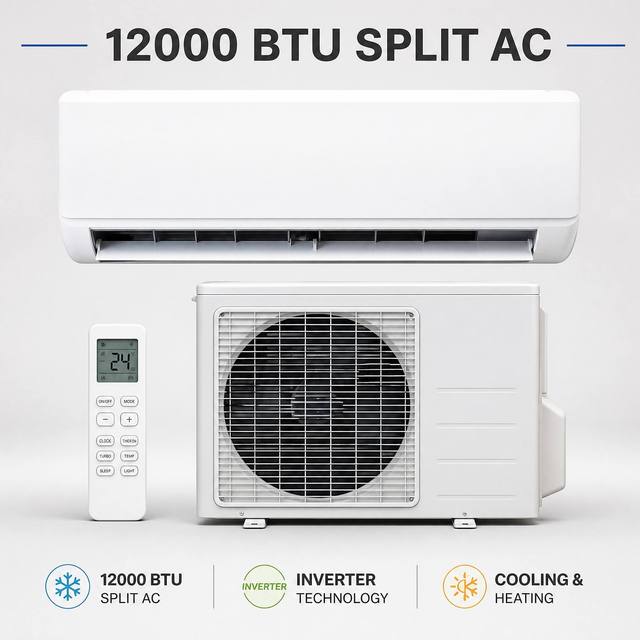 12000BTU Inverter Efficient Cooling Heating Split Wall Mounted Air Conditioners R290 Wholesale Air Conditioner