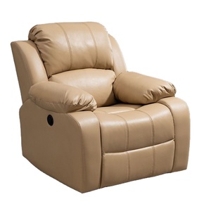كرسي استرخاء مفرد فخم وعصري لغرفة المعيشة، رفع يدوي، كهربائي، جلد صناعي (PU) - Product Image 3