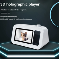 Lecteur holographique 3D BLE 5.2 HIFI haut-parleur dynamique flottant paroles 3D dynamique imagerie stéréo lecteur publicitaire 3D
