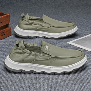 Prix de gros Chaussures pour hommes en toile de soie glacée, modè<span class=keywords><strong>le</strong></span> best-seller, à enfiler, sportives, décontractées, de skate et en tissu style Peking ancien - Product Image 1