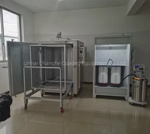 Changhe Basic Metal Coating Machine Powder Coat Oven+ Spray Booth+ Powder Coating Gun Manual Powder Coating System Package