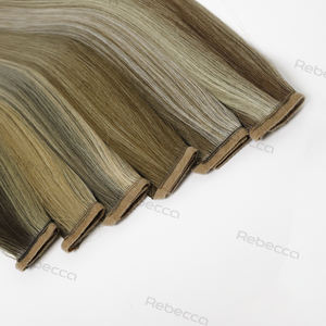 Clip sintético Cola <span class=keywords><strong>de</strong></span> Caballo extensiones <span class=keywords><strong>de</strong></span> cabello liso <span class=keywords><strong>de</strong></span> seda larga artículos diarios <span class=keywords><strong>postizo</strong></span> recto Rubio <span class=keywords><strong>coleta</strong></span> con banda cola <span class=keywords><strong>de</strong></span> caballo - Product Image 3