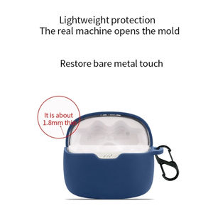 Housse de Protection <span class=keywords><strong>sans</strong></span> <span class=keywords><strong>Fil</strong></span> pour <span class=keywords><strong>Écouteur</strong></span>s, Boîtier de Charge Antipoussière pour Casque Audio, Étui de Transport pour <span class=keywords><strong>JBL</strong></span> TUNE BEAM - Product Image 4