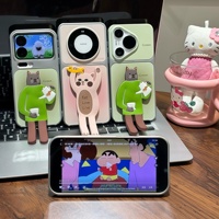 Étui pliable Barista Cat pour iPhone 18, coque de téléphone portable en TPU de haute qualité, style Ins