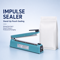 Scelleuse manuelle SF-300 en métal pour sacs, largeur de scellage 300 mm (12 pouces) 2 mm, pour emballage de sacs en aluminium - Pack de gros