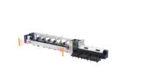 Machine de découpe de tubes au laser à fibre CNC avancée avec une vitesse de coupe rapide pour les tuyaux en acier inoxydable carrés de 12 mm à 273 mm