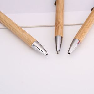 Customized Logo Advertising Bamboo and Wood Push-Button Promotional Gift Engraved Bamboo Ballpoint Pen - Product Image 3