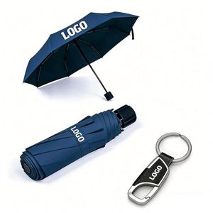 Custom Logo Umbrella Wholesale for Promotional Event Business Gift <b>Folding</b> Design High Quality Bulk Umbrellas - Product Image 1