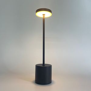 USB không dây sạc LED bảng đèn xách tay Pin hoạt động 3 màu vô cấp mờ thanh ánh sáng cho nhà hàng - Product Image 3