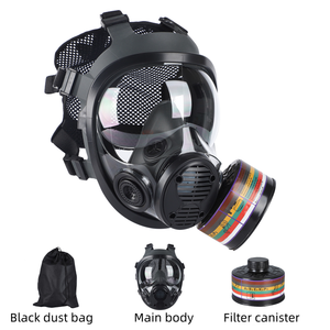 Masker Gas CBRN RD40 Single Cartridge Silikon Full Face <span class=keywords><strong>Respirator</strong></span> Kimia A2B2E2K2P3 - Product Image 4