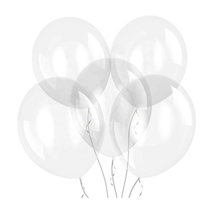 Bán buôn Hạnh Phúc sinh nhật khổng lồ 18inch Inflatable Helium Latex trong suốt rõ ràng Ballon bóng bay cho nhồi - Product Image 4