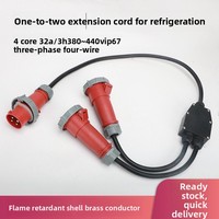 Connecteur de rallonge pour conteneur frigorifique et camion de la chaîne du froid HFE HFN-0132, câble de rallonge de qualité marine 4 broches 3H 32A IP67