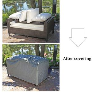 Pe bâche Patio extérieur <span class=keywords><strong>jardin</strong></span> meubles couverture hiver Rectangle Table chaise protecteur - Product Image 1