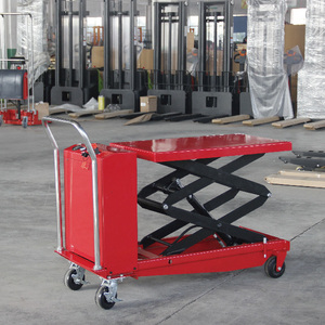 SHANYE 500kg 1,7 m Kapazität Halbe lekt rischer Scheren hub tisch Hebewagen mit hoher Tragfähigkeit - Product Image 3