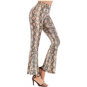 Nuovo Boho delle Donne di Autunno Plaid Tratto Bell Bottom <span class=keywords><strong>Pantaloni</strong></span> Delle Signore Sottili Stampato Svasato <span class=keywords><strong>Pantaloni</strong></span> A Vita Alta Delle Donne di Modo Lungo <span class=keywords><strong>pantaloni</strong></span> - Product Image 3