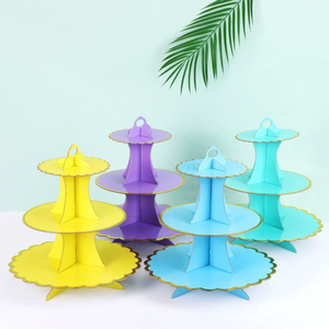 Soporte de Papel para Cupcakes y Postres de 3 Niveles, Exhibidor para Fiestas de Cumpleaños, Bodas, Decoración para Fiestas Infantiles - Product Image 6