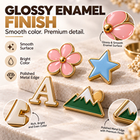 Decorazione Personalizzata per Cover Smartphone, Emblema Decorativo, Regali, Accessori, Spille in Metallo Smaltato con Logo Personalizzato, Adesivi per Telefono, Badge Adesivi
