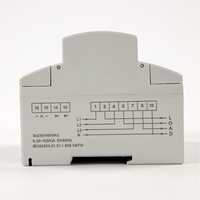 Medidor de Energía Trifásico con Riel DIN, Modbus RS485, 80A, Relé Integrado, Control Remoto, Clase 1.0 de Precisión, Pantalla LCD