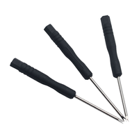 Tournevis de précision en acier CR-V 2,0 mm 3,0 mm, manche antidérapant noir, cruciforme et plat, pour l'entretien des serrures de porte