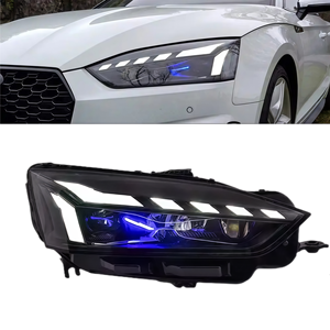 改良型ダイナミックターンシグナルLEDヘッドランプ アウディA5 2008-2016 RS5 12V 新型照明システムアクセサリー 6000k色温度 100W - Product Image 1