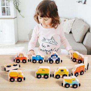 ของเล่นเสริมพัฒนาการ ชุดรถไฟไดโนเสาร์ไม้ 11 ชิ้น ทำจากไม้ธรรมชาติ ปลอดภัยสำหรับเด็ก - Product Image 6