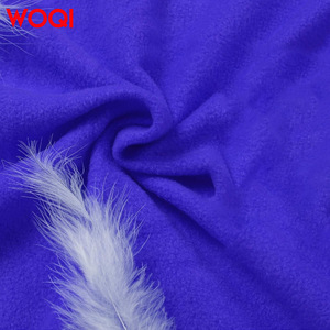 Forro de saco de dormir de lana Woqi, tipo sobre de 75 pulgadas, transpirable, de poliéster azul, para adultos, para acampar en interiores. - Product Image 1