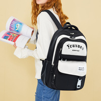 Mochila Coreana de moda con múltiples compartimentos para niñas, estudiantes de primaria y secundaria, grado 1-6, fresca, bonita, hecha principalmente en Oxford