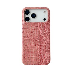 Étui de téléphone en cuir de <span class=keywords><strong>crocodile</strong></span> brillant pour <span class=keywords><strong>iPhone</strong></span> 12 13 14 15 16 17 Pro Max, <span class=keywords><strong>coque</strong></span> arrière rigide antichoc motif serpent - Product Image 5