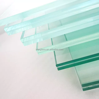 Verre feuilleté PVB ultra-transparent de haute qualité pour piscines/balcons sans monture extérieur/piscine salle de bain cloison