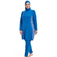 XL-6XL 3 pièces grande taille musulman Burkini maillots de bain islamique arabe vêtements femmes modeste Burkini maillots de bain