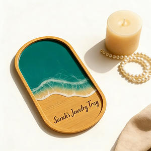 Tabla <span class=keywords><strong>de</strong></span> cortar personalizada <span class=keywords><strong>de</strong></span> madera <span class=keywords><strong>de</strong></span> acacia con resina epoxi, tabla <span class=keywords><strong>de</strong></span> cortar <span class=keywords><strong>de</strong></span> resina con diseño <span class=keywords><strong>de</strong></span> océano y río para servir alimentos, juego <span class=keywords><strong>de</strong></span> tenedores - Product Image 1